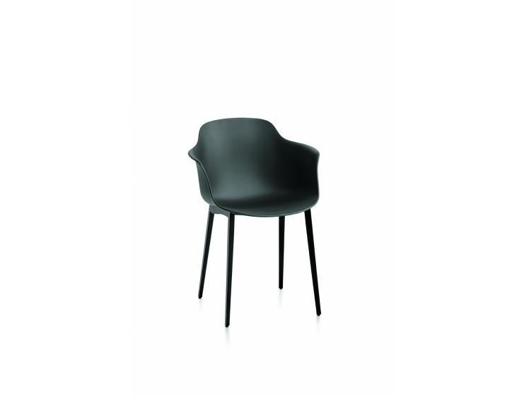 Bontempi Casa - Mood Metal Leg Chair With Arms 