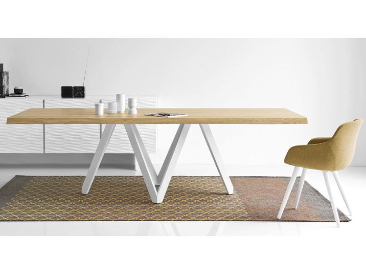 Calligaris - Cartesio 200cm Wooden Dining Table