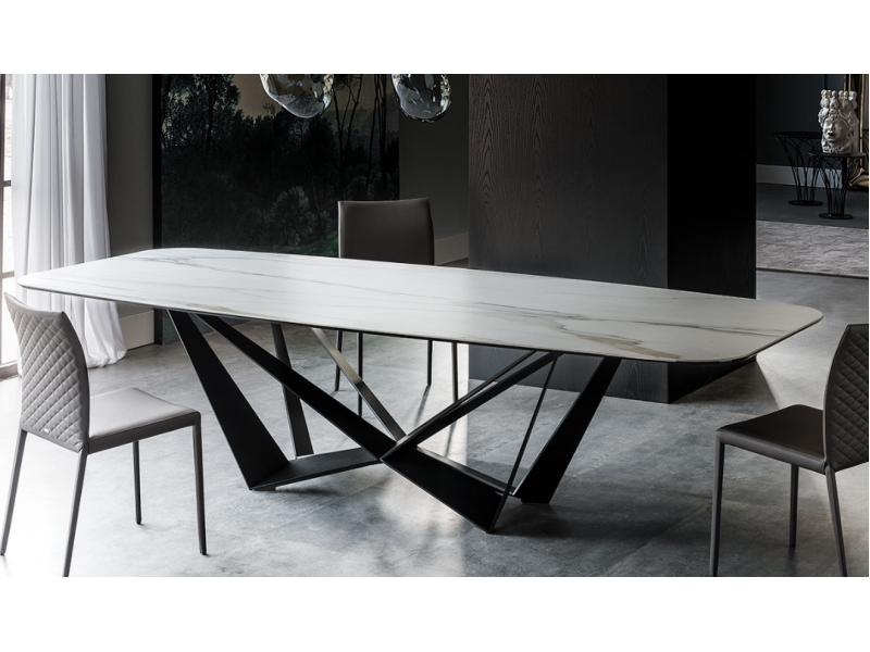 Cattelan - Skorpio Ceramic 240cm shaped table