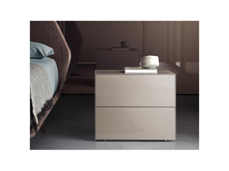 Pianca - Norma 2 Drawer Bedside Table 