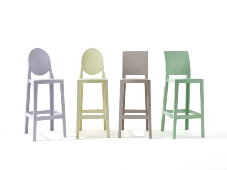 Kartell - One More Please (Square Back Kitchen Stool)