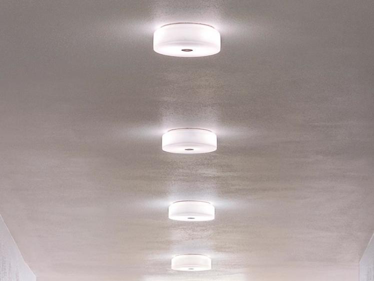 Flos - Mini Button Glass Ceiling & Wall Light