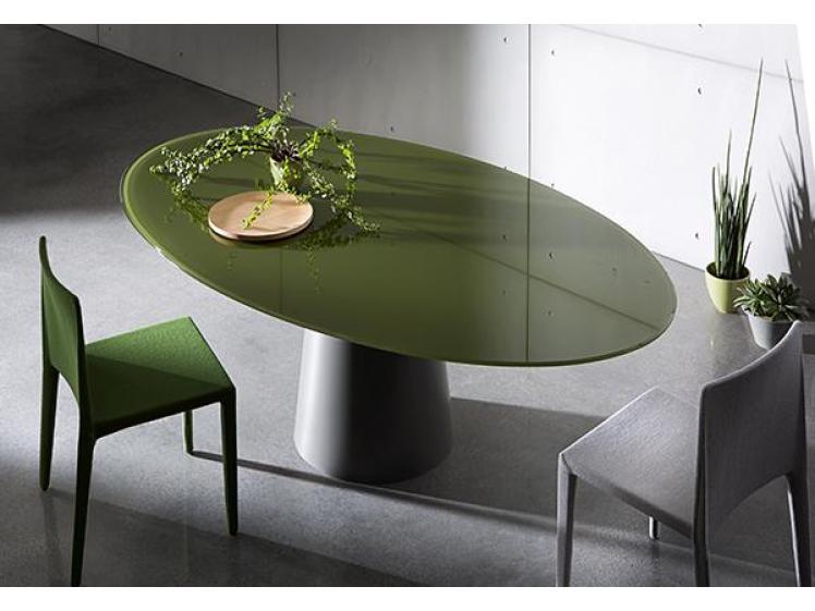 Sovet - Totem 180cm Elliptical Ceramic Dining Table