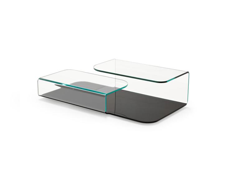 Sovet Italia - Hug Extralight Glass Top Coffee Table